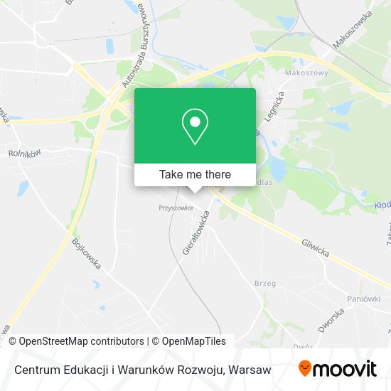 Centrum Edukacji i Warunków Rozwoju map