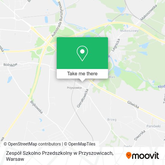 Zespół Szkolno Przedszkolny w Przyszowicach map