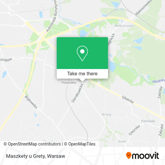 Карта Maszkety u Grety