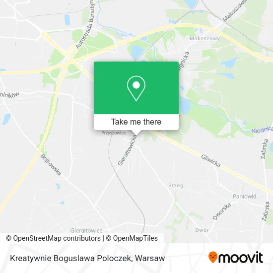 Карта Kreatywnie Boguslawa Poloczek