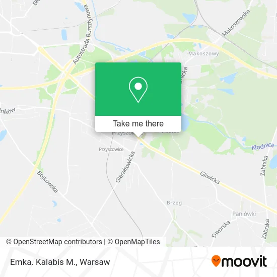 Карта Emka. Kalabis M.