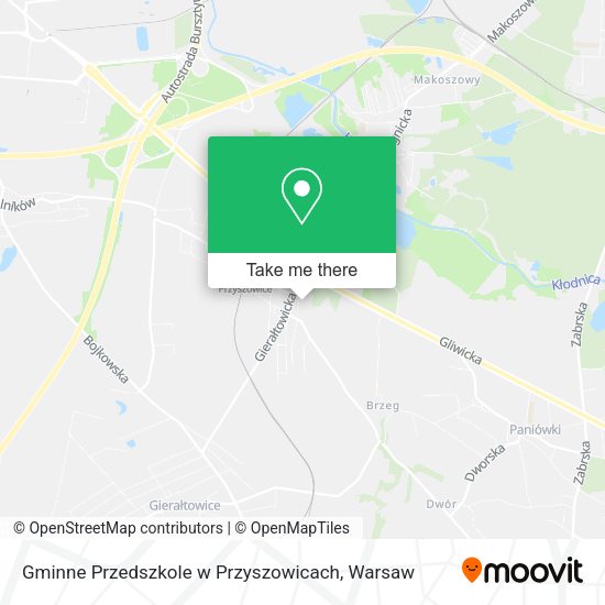 Gminne Przedszkole w Przyszowicach map