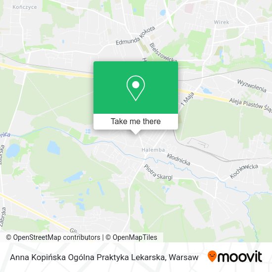 Anna Kopińska Ogólna Praktyka Lekarska map