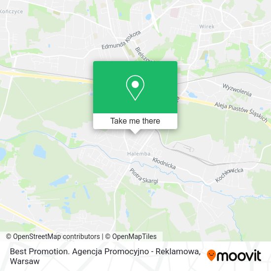 Best Promotion. Agencja Promocyjno - Reklamowa map