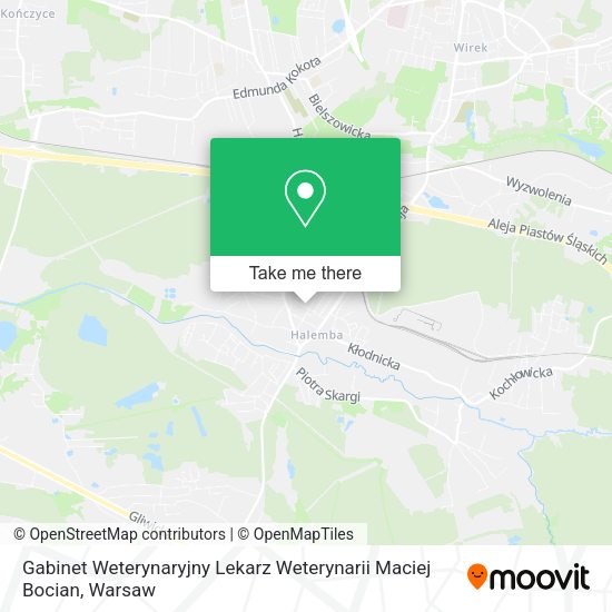 Gabinet Weterynaryjny Lekarz Weterynarii Maciej Bocian map