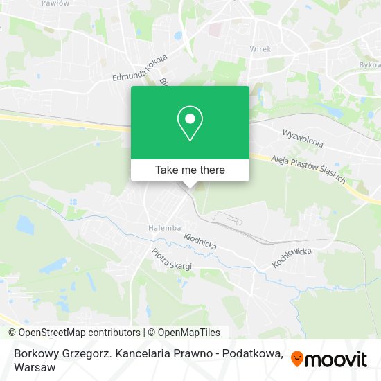 Borkowy Grzegorz. Kancelaria Prawno - Podatkowa map