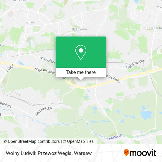 Карта Wolny Ludwik Przewoz Wegla