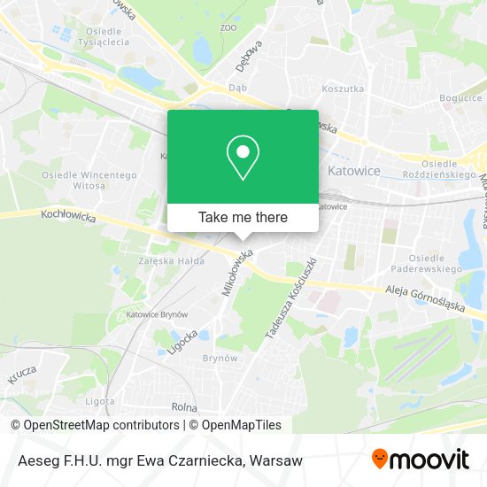 Aeseg F.H.U. mgr Ewa Czarniecka map