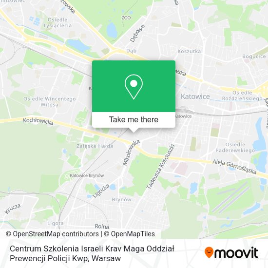 Centrum Szkolenia Israeli Krav Maga Oddział Prewencji Policji Kwp map