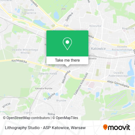 Lithography Studio - ASP Katowice map