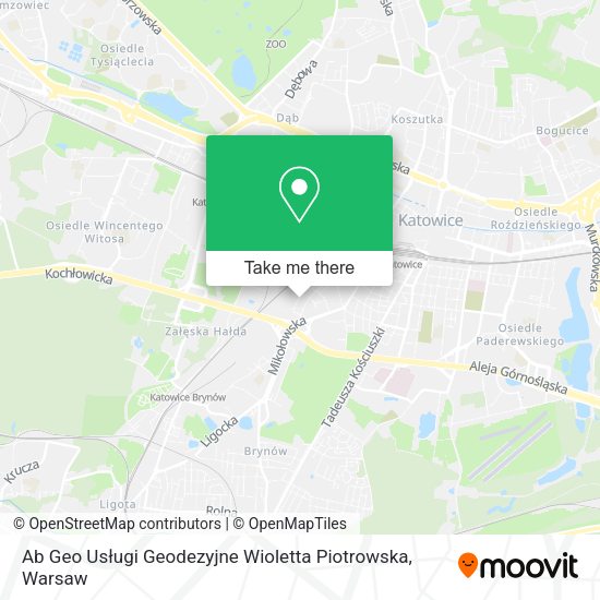 Ab Geo Usługi Geodezyjne Wioletta Piotrowska map