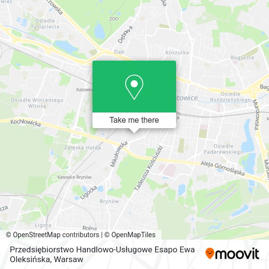 Przedsiębiorstwo Handlowo-Usługowe Esapo Ewa Oleksińska map