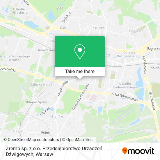 Zremb sp. z o.o. Przedsiębiorstwo Urządzeń Dźwigowych map