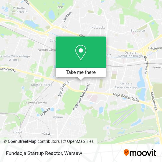 Fundacja Startup Reactor map