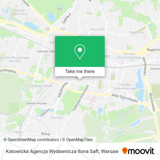 Katowicka Agencja Wydawnicza Ilona Saft map