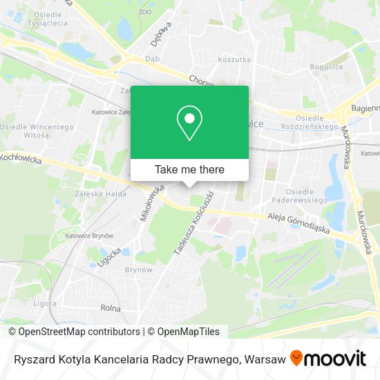 Ryszard Kotyla Kancelaria Radcy Prawnego map