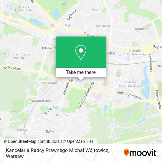 Kancelaria Radcy Prawnego Michał Wójtowicz map