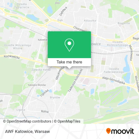 Карта AWF Katowice