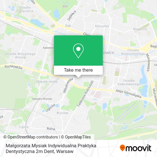 Małgorzata Mysiak Indywidualna Praktyka Dentystyczna 2m Dent map