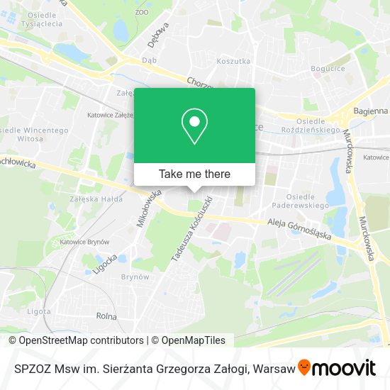 Карта SPZOZ Msw im. Sierżanta Grzegorza Załogi