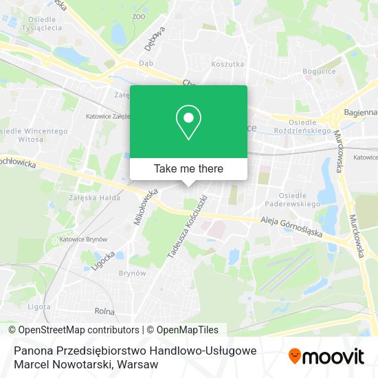 Panona Przedsiębiorstwo Handlowo-Usługowe Marcel Nowotarski map