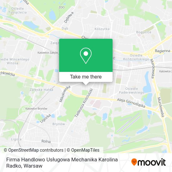 Firma Handlowo Usługowa Mechanika Karolina Radko map