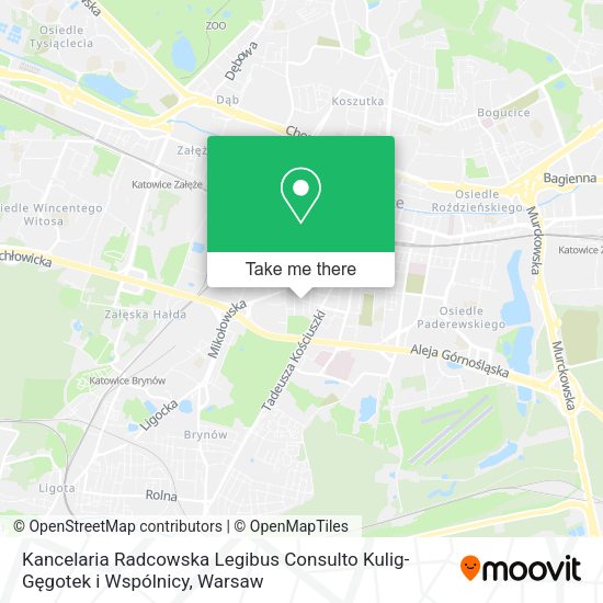 Kancelaria Radcowska Legibus Consulto Kulig-Gęgotek i Wspólnicy map