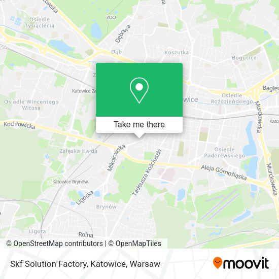 Skf Solution Factory, Katowice map