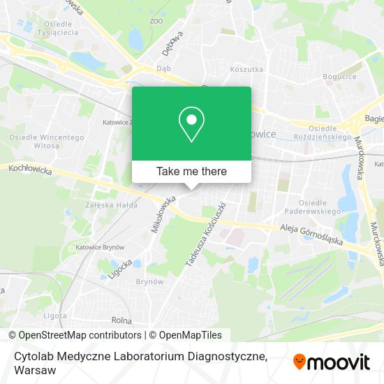 Карта Cytolab Medyczne Laboratorium Diagnostyczne