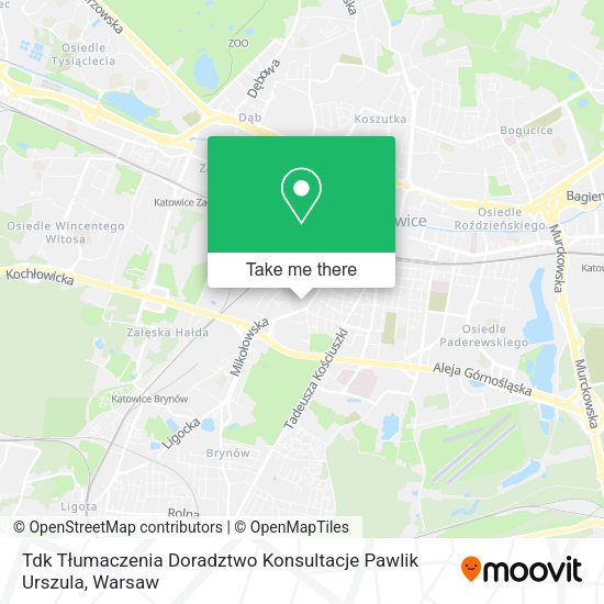 Tdk Tłumaczenia Doradztwo Konsultacje Pawlik Urszula map