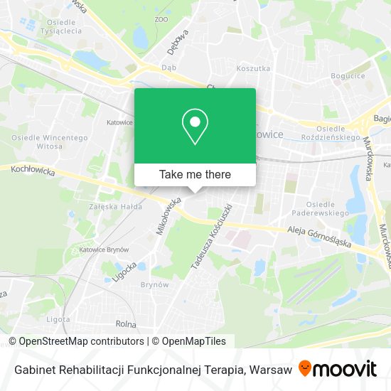 Gabinet Rehabilitacji Funkcjonalnej Terapia map