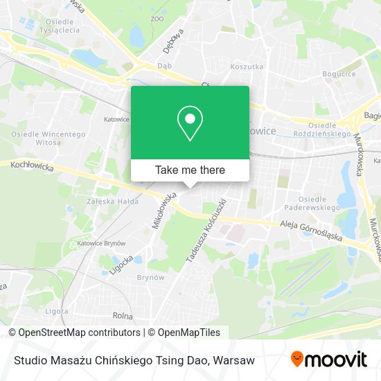 Studio Masażu Chińskiego Tsing Dao map