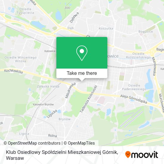 Klub Osiedlowy Spółdzielni Mieszkaniowej Górnik map