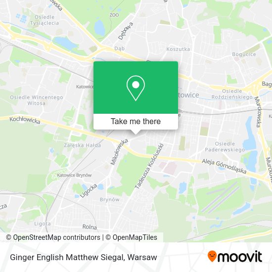 Ginger English Matthew Siegal map