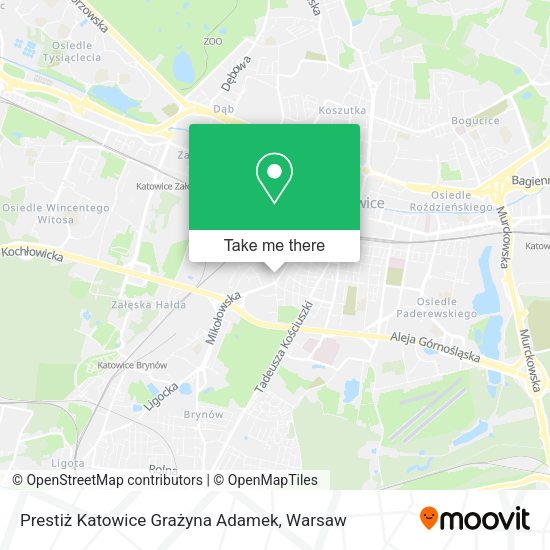 Prestiż Katowice Grażyna Adamek map