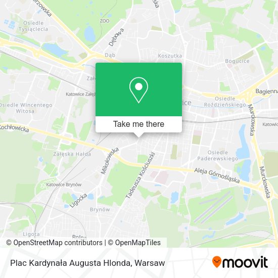 Plac Kardynała Augusta Hlonda map