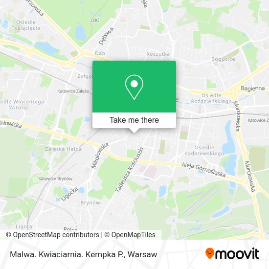 Malwa. Kwiaciarnia. Kempka P. map