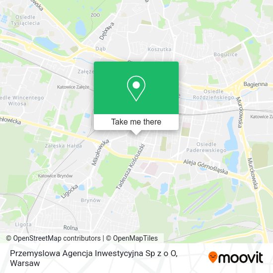 Przemyslowa Agencja Inwestycyjna Sp z o O map