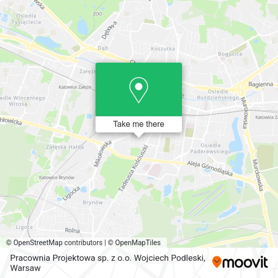 Pracownia Projektowa sp. z o.o. Wojciech Podleski map