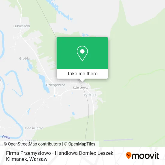Firma Przemysłowo - Handlowa Domlex Leszek Klimanek map
