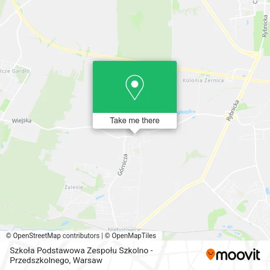 Карта Szkoła Podstawowa Zespołu Szkolno - Przedszkolnego