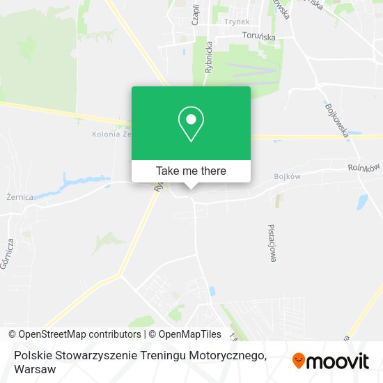 Polskie Stowarzyszenie Treningu Motorycznego map