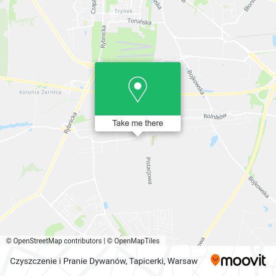 Czyszczenie i Pranie Dywanów, Tapicerki map