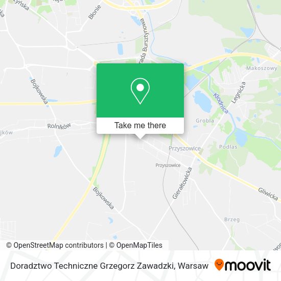 Doradztwo Techniczne Grzegorz Zawadzki map