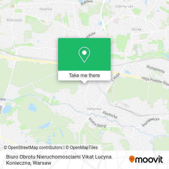 Biuro Obrotu Nieruchomosciami Vikat Lucyna Konieczna map