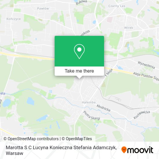 Marotta S C Lucyna Konieczna Stefania Adamczyk map