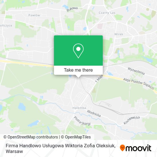 Firma Handlowo Usługowa Wiktoria Zofia Oleksiuk map