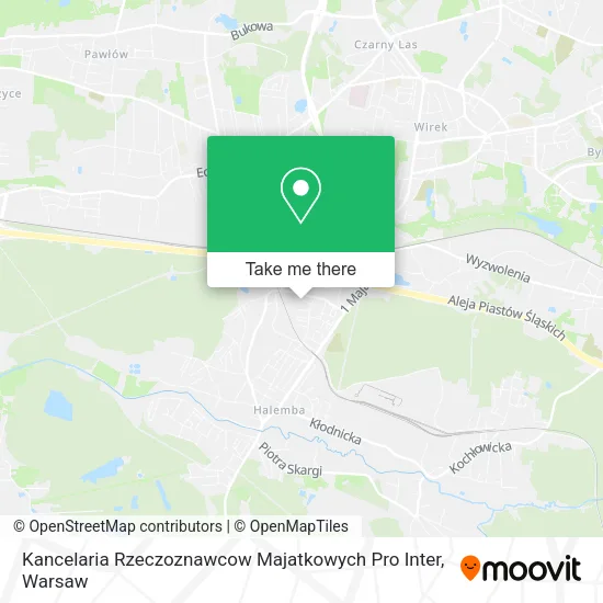 Карта Kancelaria Rzeczoznawcow Majatkowych Pro Inter