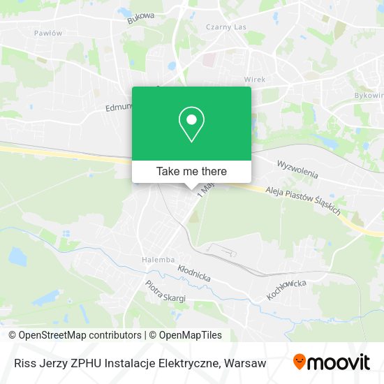 Riss Jerzy ZPHU Instalacje Elektryczne map