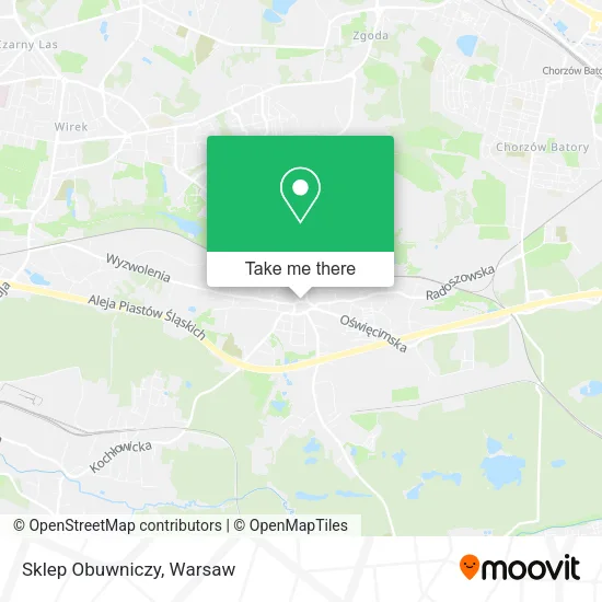 Sklep Obuwniczy map